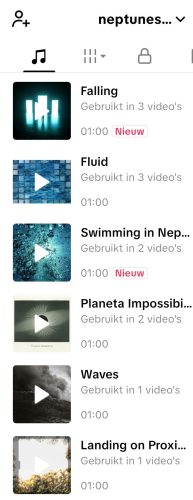 Overzicht van het TIkTok account van Neptune's Barista.